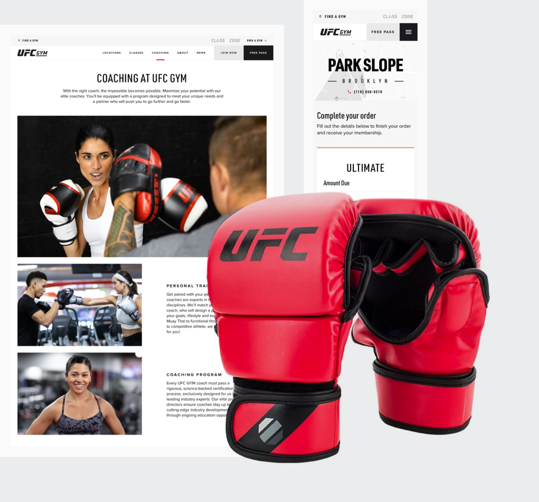 BL3NDlabs Work UFC Gym Case Study Hero